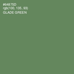 #64875D - Glade Green Color Image